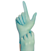 Latexhandschuhe, mintgrün, grün, puderfrei, Med-Comfort Aloe 100Stk