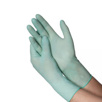 Latexhandschuhe, mintgrün, grün, puderfrei, Med-Comfort Aloe 100Stk