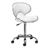 Gabbiano Kosmetikhocker 599 Weiß – Studio Hocker mit Komfort