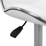 Gabbiano Kosmetikhocker 599 Weiß – Studio Hocker mit Komfort