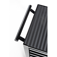 Workstation, Schwarz, 4 Schubladen Rückläufer