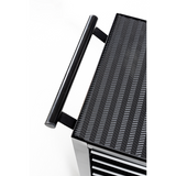 Workstation, Schwarz, 4 Schubladen Rückläufer