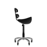 Tattoo Drehhocker mit Rückenlehne 80 Schwarz – Ergonomischer Studiohocker