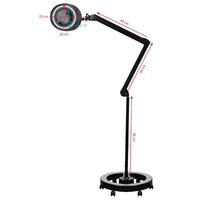 Lupenlampe mit Stativ  5D schwarze