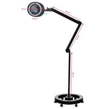 Lupenlampe mit Stativ  5D schwarze