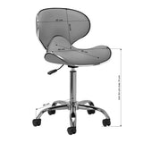 Gabbiano Kosmetikhocker 599 Grau – Studio Hocker mit Komfort