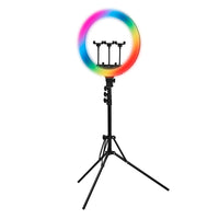 Ringlicht 18" bsc mit 45W Stativ versch Farben