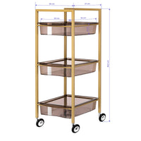 Kosmetikschrank 93 Gold
