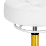 Hocker 54G Gold-Weiß