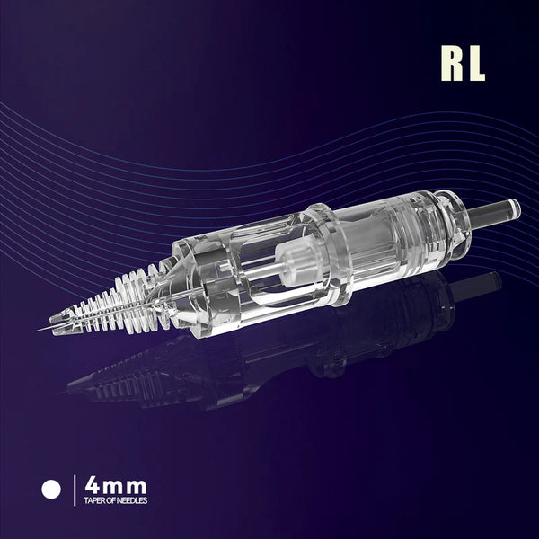 T&T Tattoonadeln Round Liner (20 Stück/Box) Capillary Cartridges *Preorder 08/25*