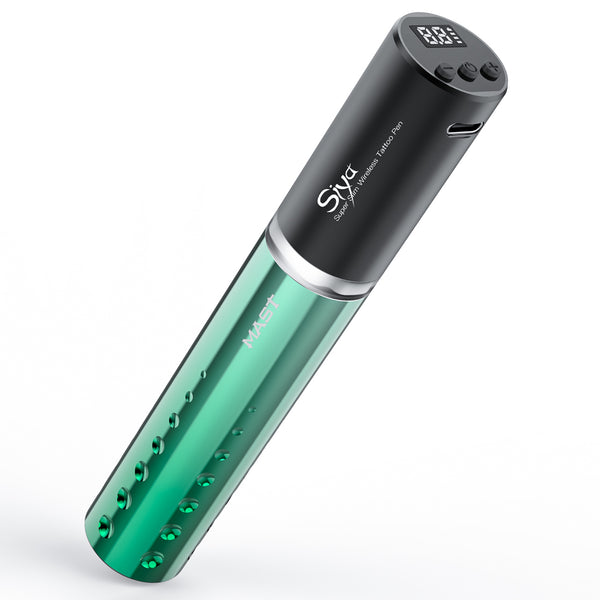 Dragonhawk Wireless Tattoo Machine Rotary Pen für Permanent Make-up SMP | Masttour Siya Green