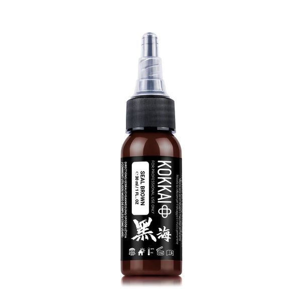 Kokkai Ink Tattoofarbe REACH -  Seal Brown  (15 ml)