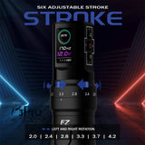 EZ P3 Pro Kabellose Batterie-Tattoo-Stiftmaschine Glanz 1x Akku Griff 39mm