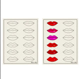 Lippen Skin Silikon Lippen Pad Haut PMU Microblading