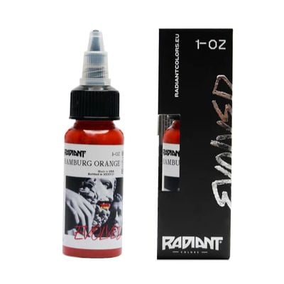 Radiant Tattoofarbe REACH - Hamburg Orange-Red (30ml)