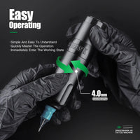 Dragonhawk X5 Wireless Rotary Tattoo Pen 4.0mm Stroke Black
