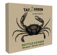 Tat2Green - Bottle Covers - Black - 250 mm x 150 mm - Box of 100