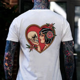 T-Shirt "SKULL" Weiß