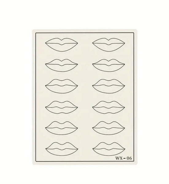 Lippen Skin Silikon Lippen Pad Haut PMU Microblading