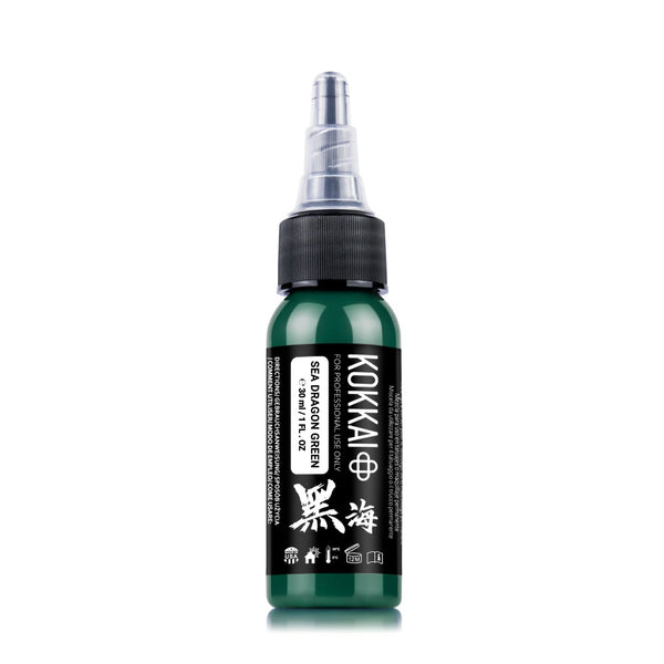 Kokkai Ink Tattoofarbe REACH -  Dragon Green (15 ml)