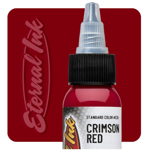 Eternal Ink - Crimson Red 30ml – AS Tattoo Supply