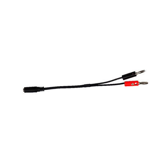 ADAPTERKABEL: 4 MM BANANENSTECKER AUF 3,5 MM KLINKENBUCHSE