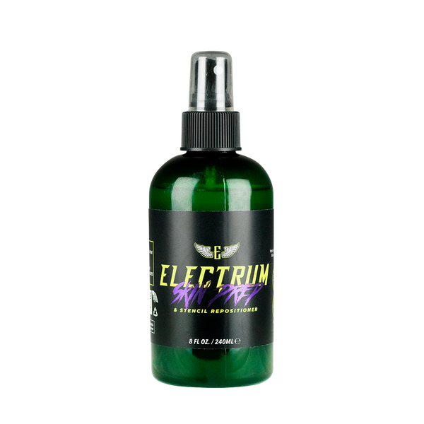 Electrum Premium Tattoo Skin Prep and Stencil Repositioner – 8 OZ. 240 ml