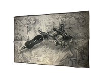 Tattoo  Teppich Rutschfester Flächenteppich 120cm x 160cm