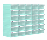 Tattoo Cartridge Aufbewahrungssystem – 20 Schubladen | Modular erweiterbar Mint Green