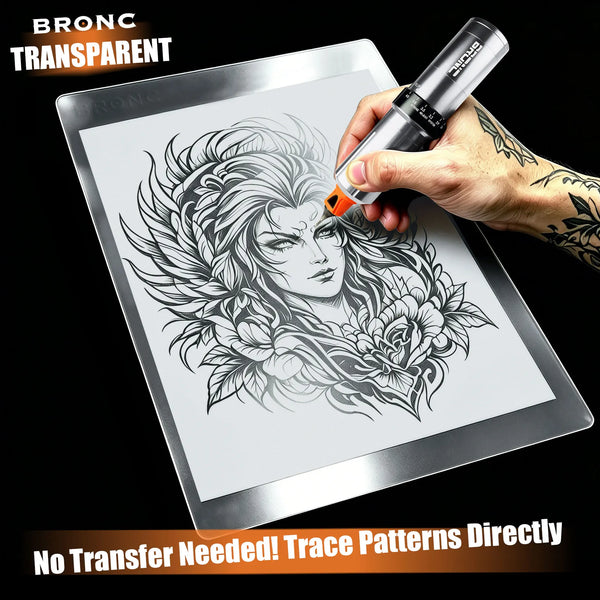 künstliche haut tattoo Bronc Tattoo Übungshaut A4 3 mm – Extra Dicke Silikon Kunsthaut transp – AS  Tattoo Supply