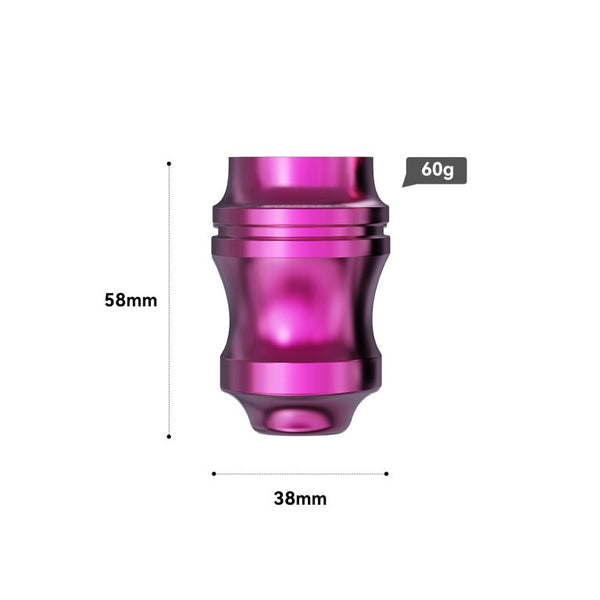 Mast Tattoo Pen Maschine Stahlgriff für Fold Pro & Fold 2 Pro Maschine Pink