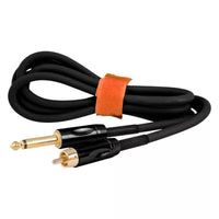 BLACK SOFT CLIP CORD RCA