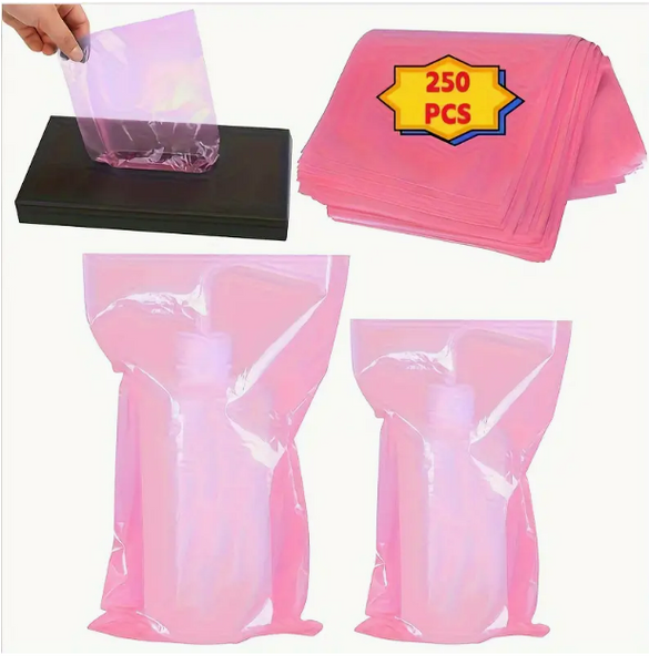 Bottle Bags Flaschen-Schutzhüllen 250 St. 15x26cm Bottle Bags Rosa