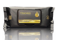 Cleanskin Green Soap Wipes Grüne Seife Alkoholfrei, Parfümfrei, Fusselfrei 80 Blatt