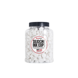 Silikon Farbkappen WEIß – Kippsichere Tattoo Ink Caps (versch. Größen)