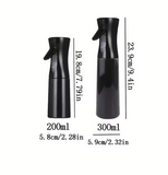 Sprühflasche schwarz 200ml Pumpsprüher