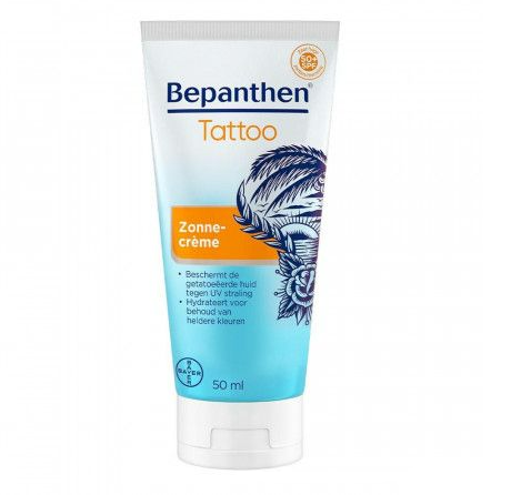 tatu sonnensegel Bepanthen - Tattoo-Sonnenschutz LSF 50+