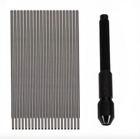 Halter für Skin Doodler/Skin Surfer Stifte + 20 Stifte Black Set