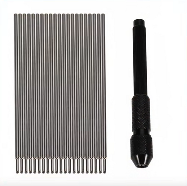 Halter für Skin Doodler/Skin Surfer Stifte + 20 Stifte Black Set