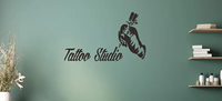 Aufkleber Für Tattoo-Studio-Vibes Zur Dekoration 66cm x 39cm
