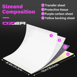 Ozer Schablonenpapier (21,5 x 29 cm) 100 Blatt