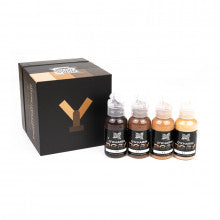 World Famous Limitless Tattoofarbe - Sasha O'Kharin RGBY Yellow Set (4 x 30 ml) Artike