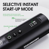 Dragonhawk Wireless Tattoo Pen Machine mit 3,5 mm Hub Bürstenloser Motor 5000mAh | X10