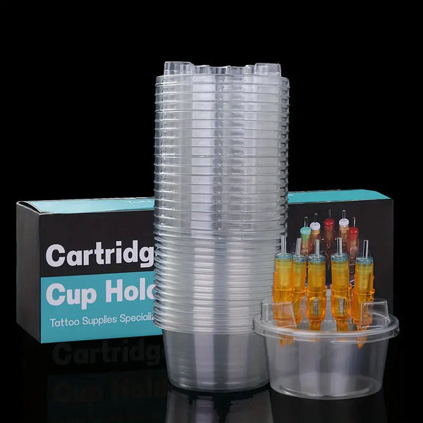 20 Stück Cartridge Holder Tattoo Ink Spülbecher