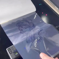TRANSPARENTE SCHABLONEN – TRANSPARENTES A4-THERMOPAPIER, 21,6 X 27,9 CM (25 STÜCK PRO PACKUNG)