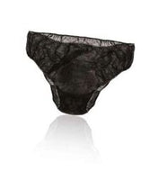 Schwarze Unisex-Slips 10 St. - Polybeutel Einzelverpackung