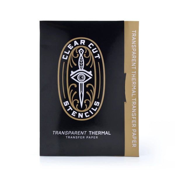 TRANSPARENTE SCHABLONEN – TRANSPARENTES A4-THERMOPAPIER, 21,6 X 27,9 CM (25 STÜCK PRO PACKUNG)