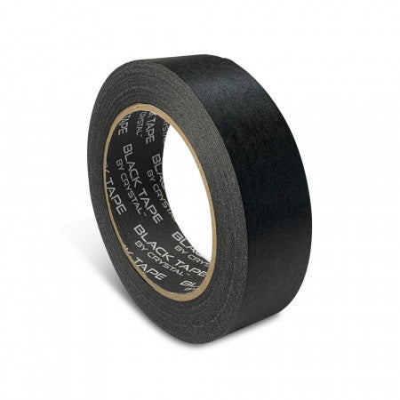 Crystal - Schwarzes mikroporöses Klebeband - 3 cm x 50 m