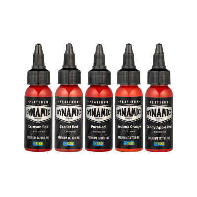 Platinum von Dynamic Tattoo Ink - Envy Set 5x 30 ml