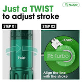 EZ - P6 TURBO- Tattoo Pen - 1.0 mm - 5.0 mm - schwarz - 2 Akkus
